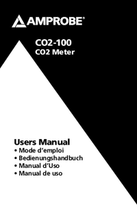 Thumbnail of document Manual - CO2-100 Handheld Carbon Dioxide Meter
